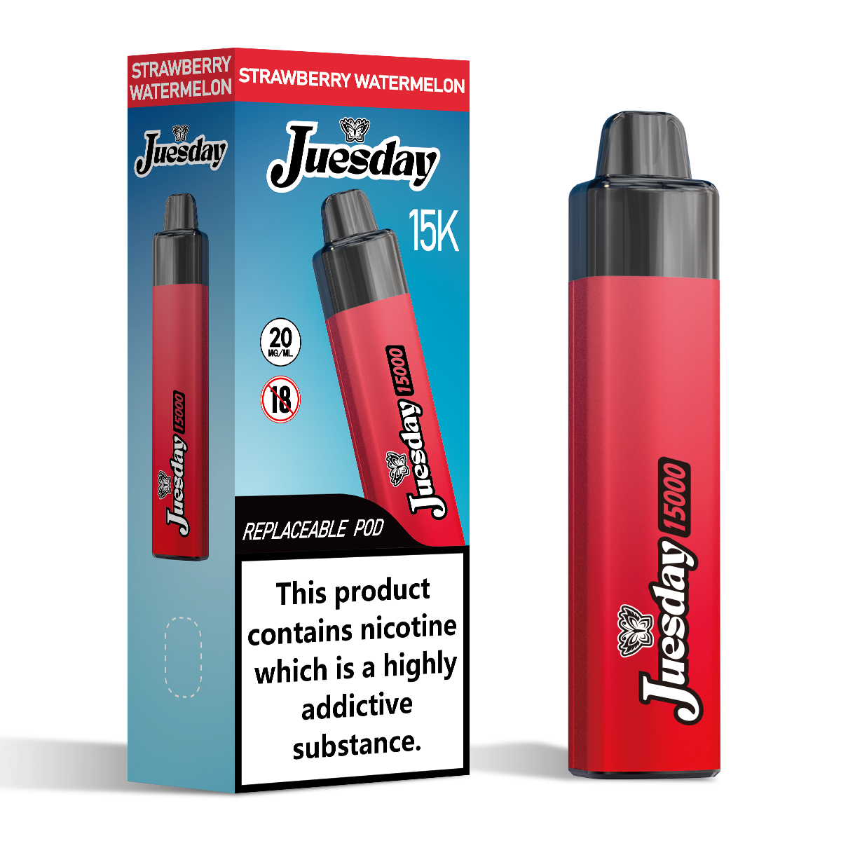 Starter-Kit-Vape-15k-Strawberry-Watermelon