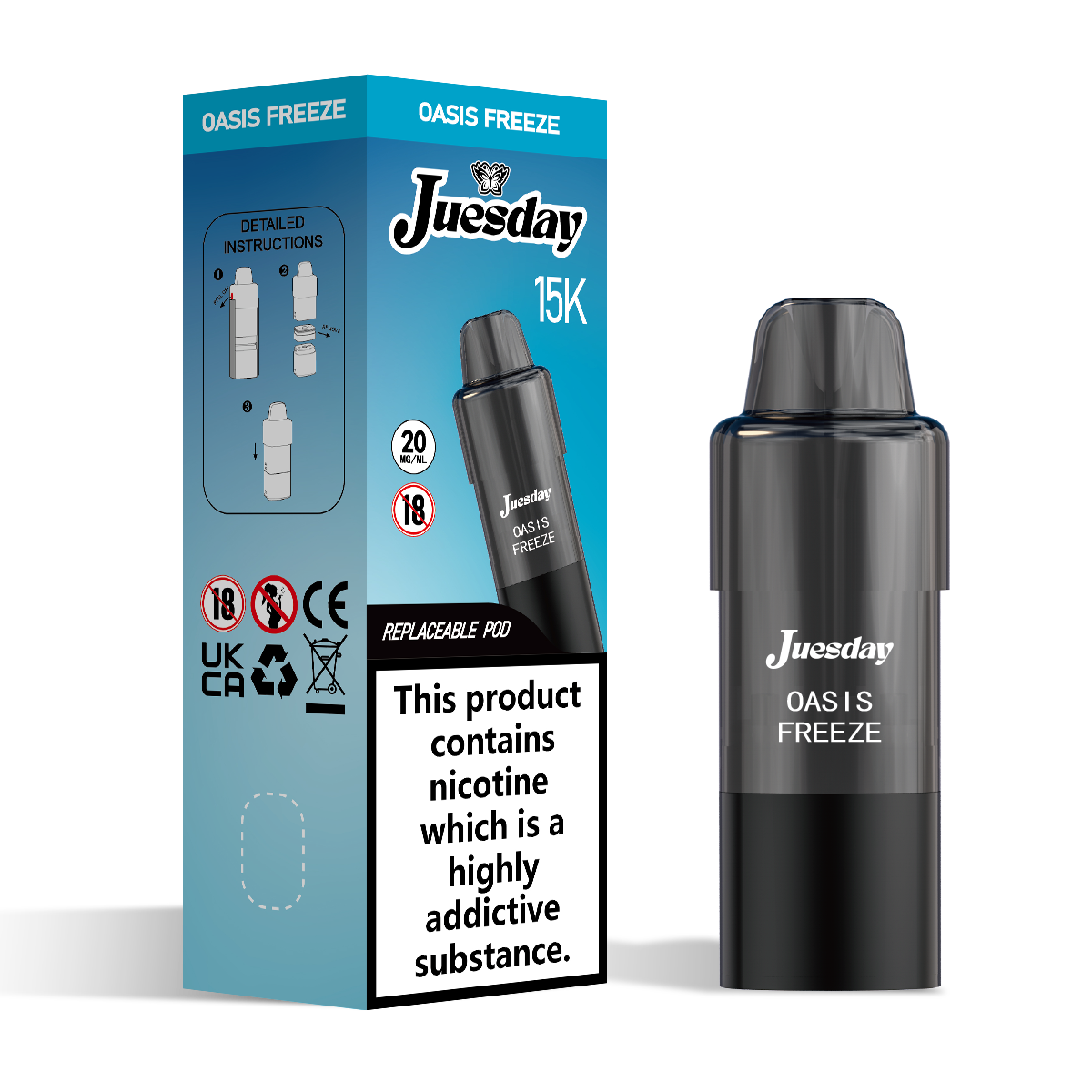 Pre-Filled-Vape-Pod-15k-Oasis-Freeze