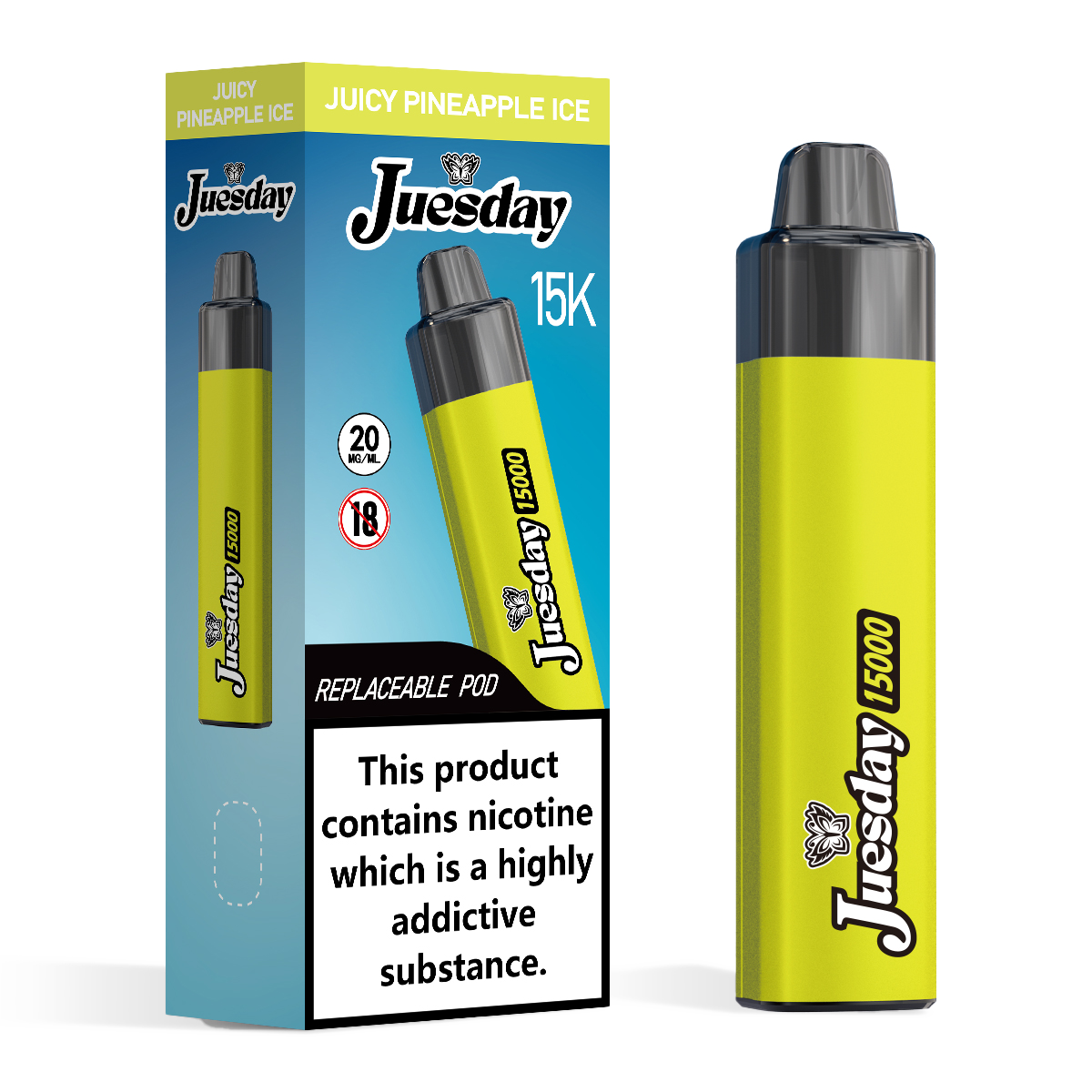 Starter-Kit-Vape-15k-Juicy-Pineapple-Ice