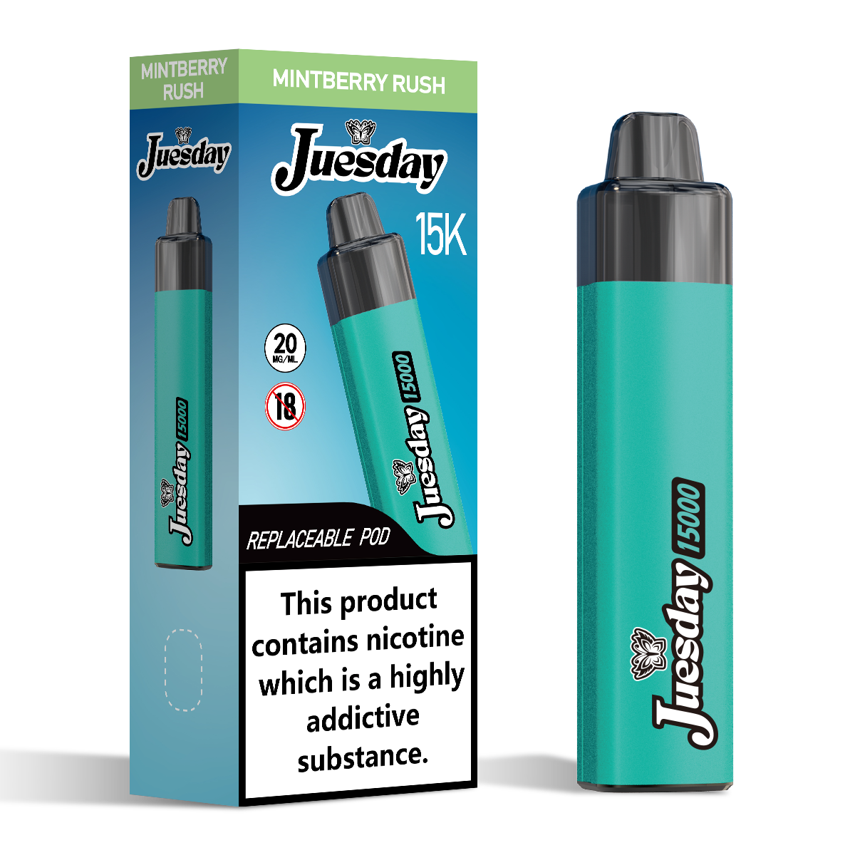 Starter-Kit-Vape-15k-Mintberry-Rush