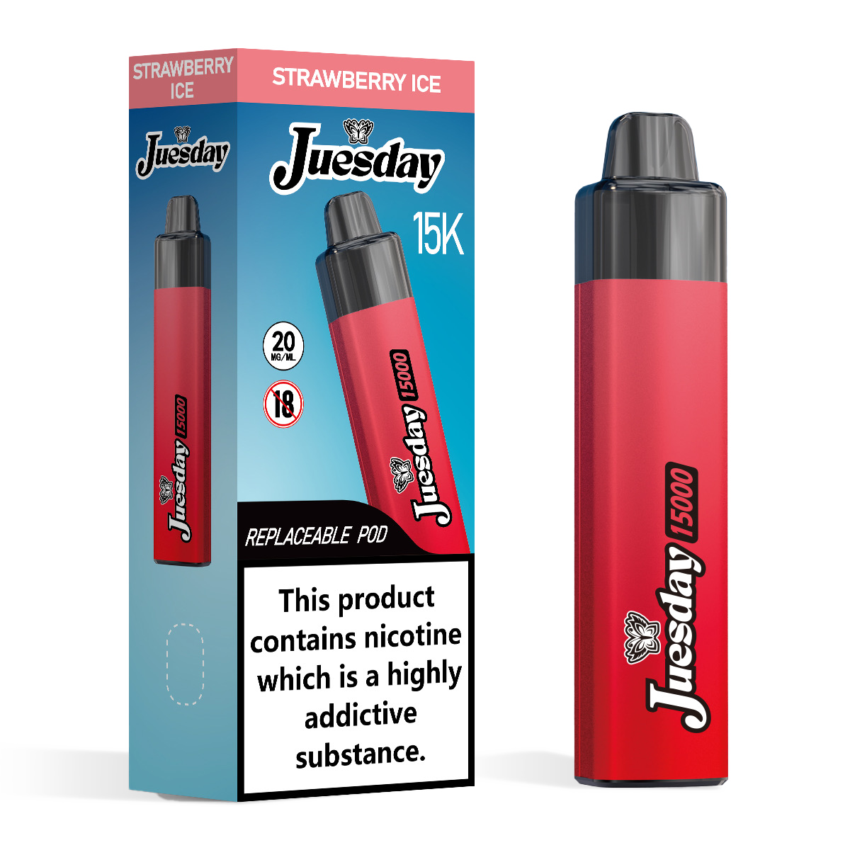 Starter-Kit-Vape-15k-Strawberry-Ice