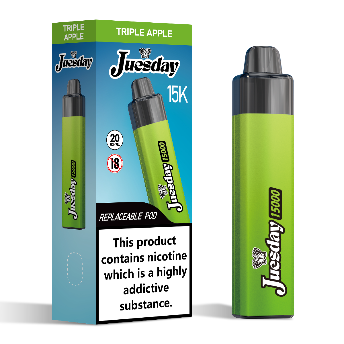 Triple Apple Vape Kit